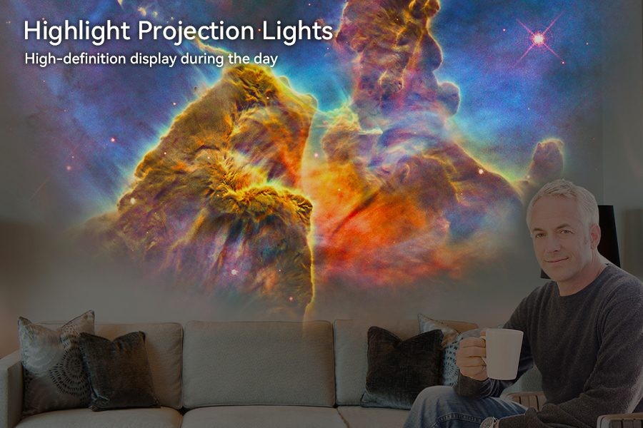 Galaxy Projector, Planetarium with 13 Film Discs