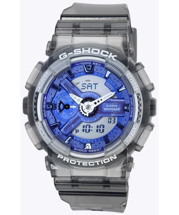 Casio G-Shock Analog Digital Blue Dial Quartz GMA-S110TB-8