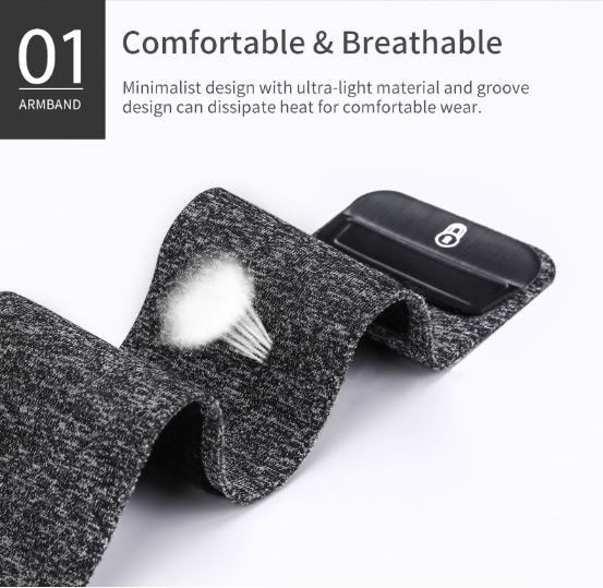 Sports Armband (Slim), ROCK brand, Sweat proof