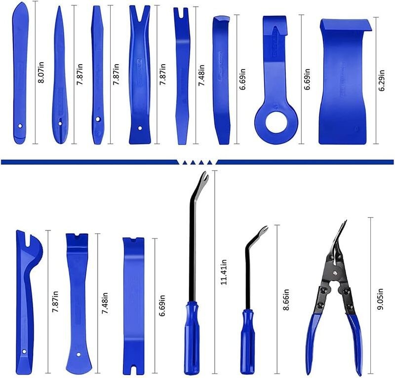 Car Dash Panel Door Trim Removal Pry Bar Tool Kit
