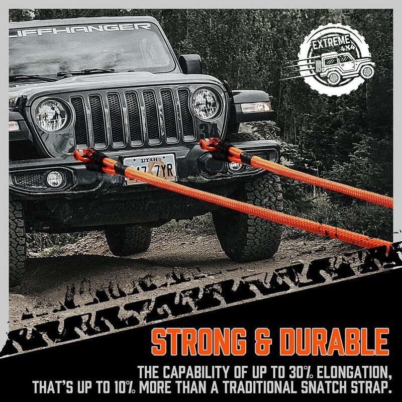 Kinetic Recovery Rope Tow Strap 20Ft