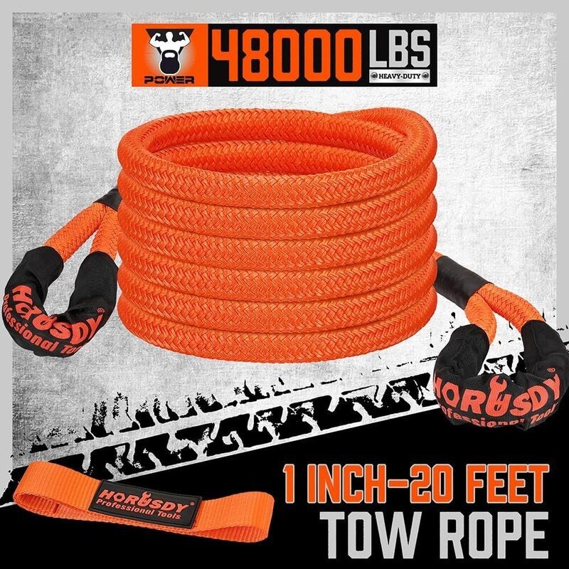 Kinetic Recovery Rope Tow Strap 20Ft