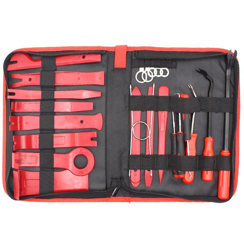 25pcs Car Audio Dash Removal Tools Panel Door Stereo Pry Bar Kit