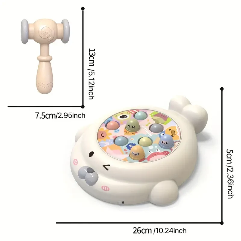Cute Seal Hitting Mole Music Toys