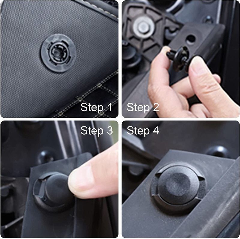 445pcs Car Push Retainer Clips Bumper Rivets Dash Removal Tools Kit