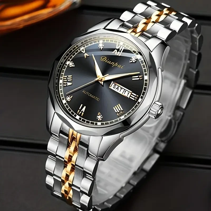 Dianpai Roman Scale Men'S Fully Automatic Mechanical Watch