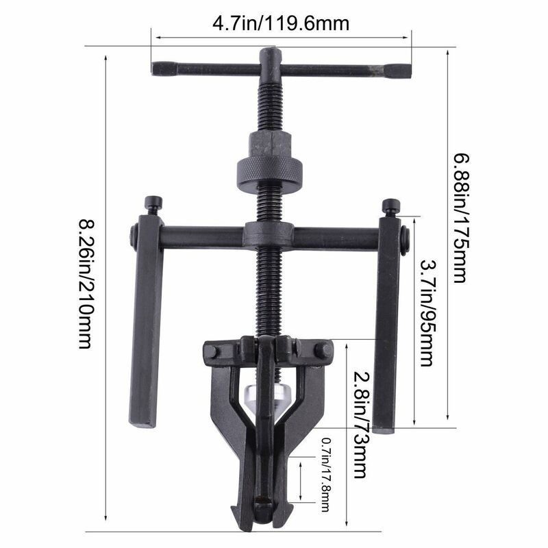 Bearing Puller 3 Jaw Pilot Bearing Remover Bushing Extractor Tool