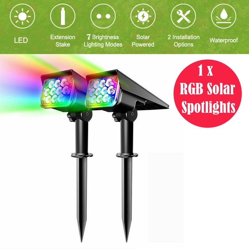LED Spotlights Outdoor Garden Solar Light Lamp