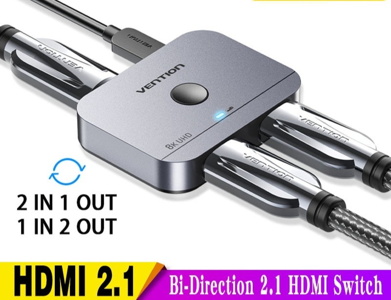 Alloy Cable Seperater HD Computer Audio And Video Two-way Conversion