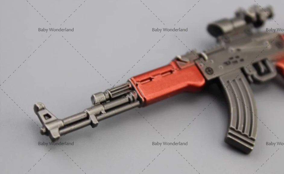 1/12 Ratio AKM Automatic Rifle Soldier Weapon Model