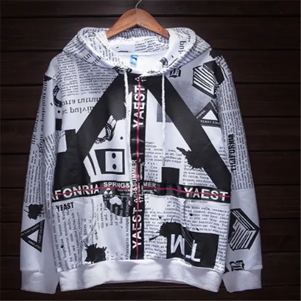 English newspaper sweater