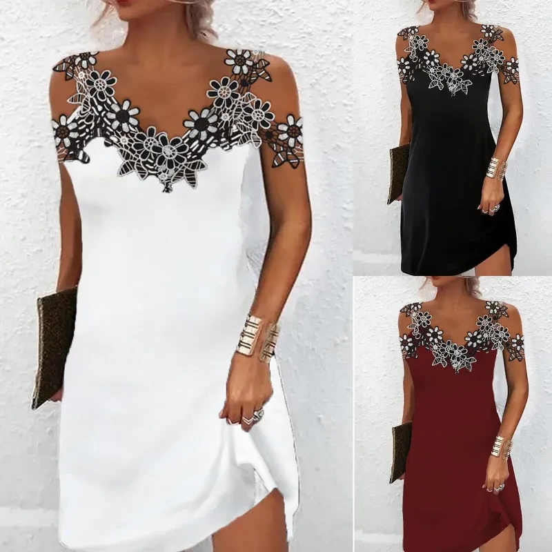 Cold Shoulder Casual Dress.