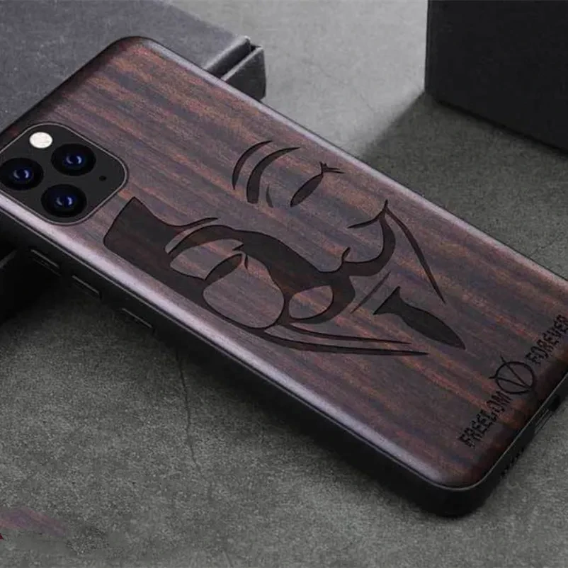 Wooden protective sleeve