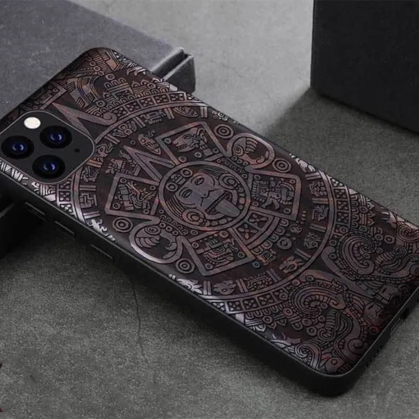 Wooden protective sleeve