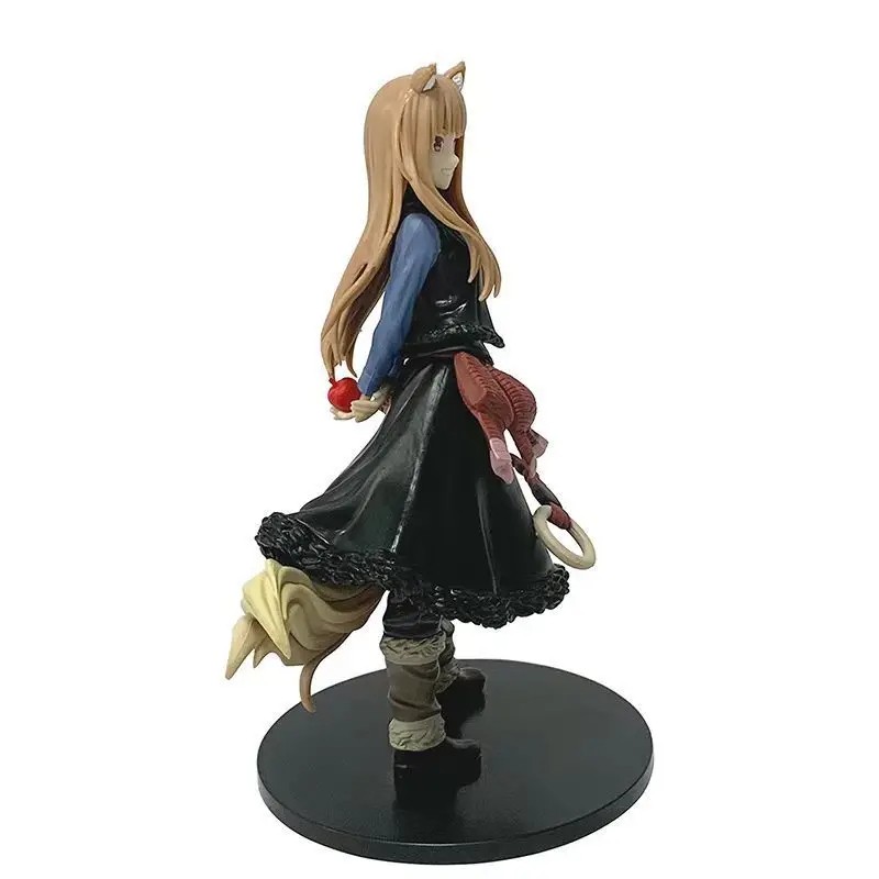 17cm Holo Wink Anime Figure Model  Wolf Tail Girl PVC Action Figure