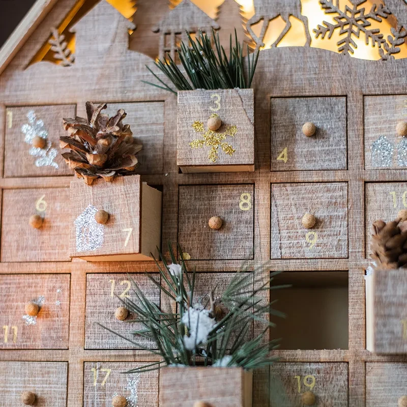 Christmas Gift Box Drawer House Decoration