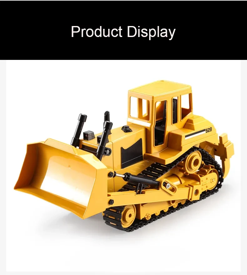 Remote Controlled Bulldozer Electric Crawler Forklift