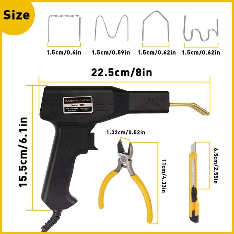 Hot Stapler Machine Plastic Welder Repairing Kit