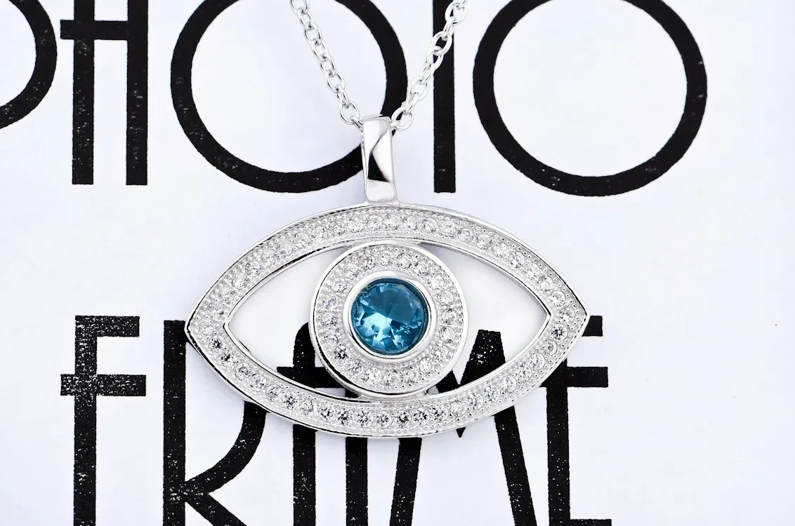 Devil's Eye Diamond Pendant Diamond