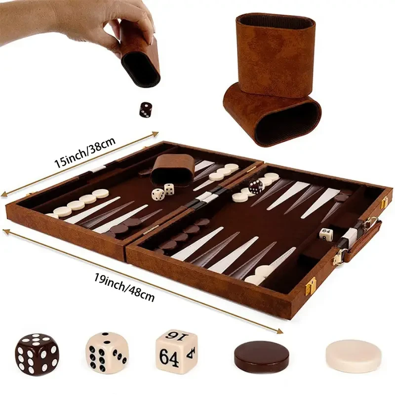1pc Classic Backgammon Game Set