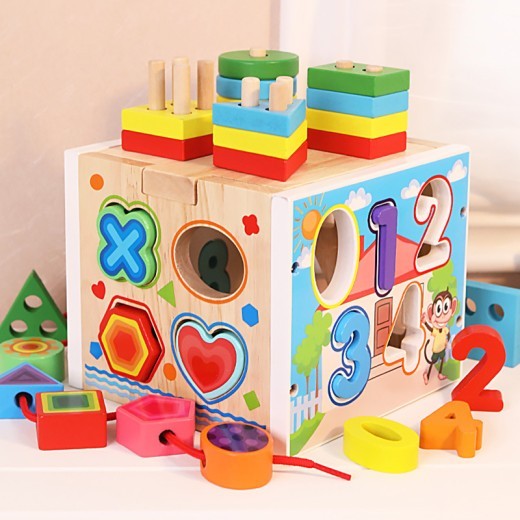 Baby Puzzle Wooden Shape Matching Toy