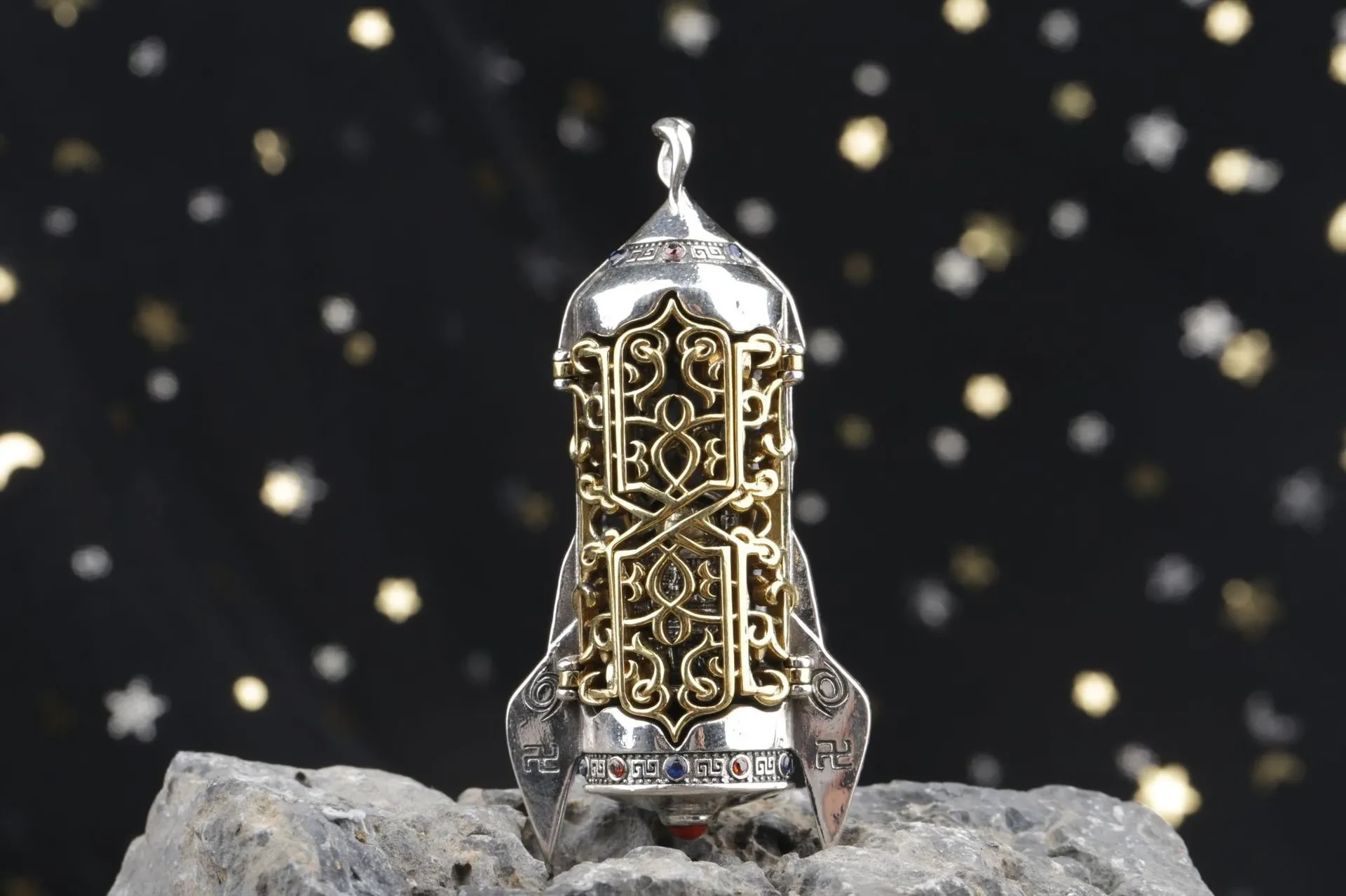 S925 Silver-Spaceman Necklace Pendant