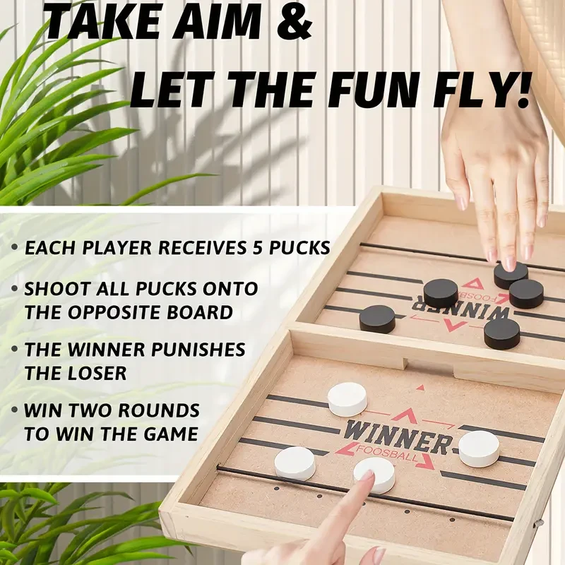 Fast Wooden Chessboard Strategy Game