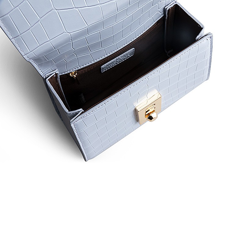 Women's Leather Niche Design Hand-Held Diagonal Bag