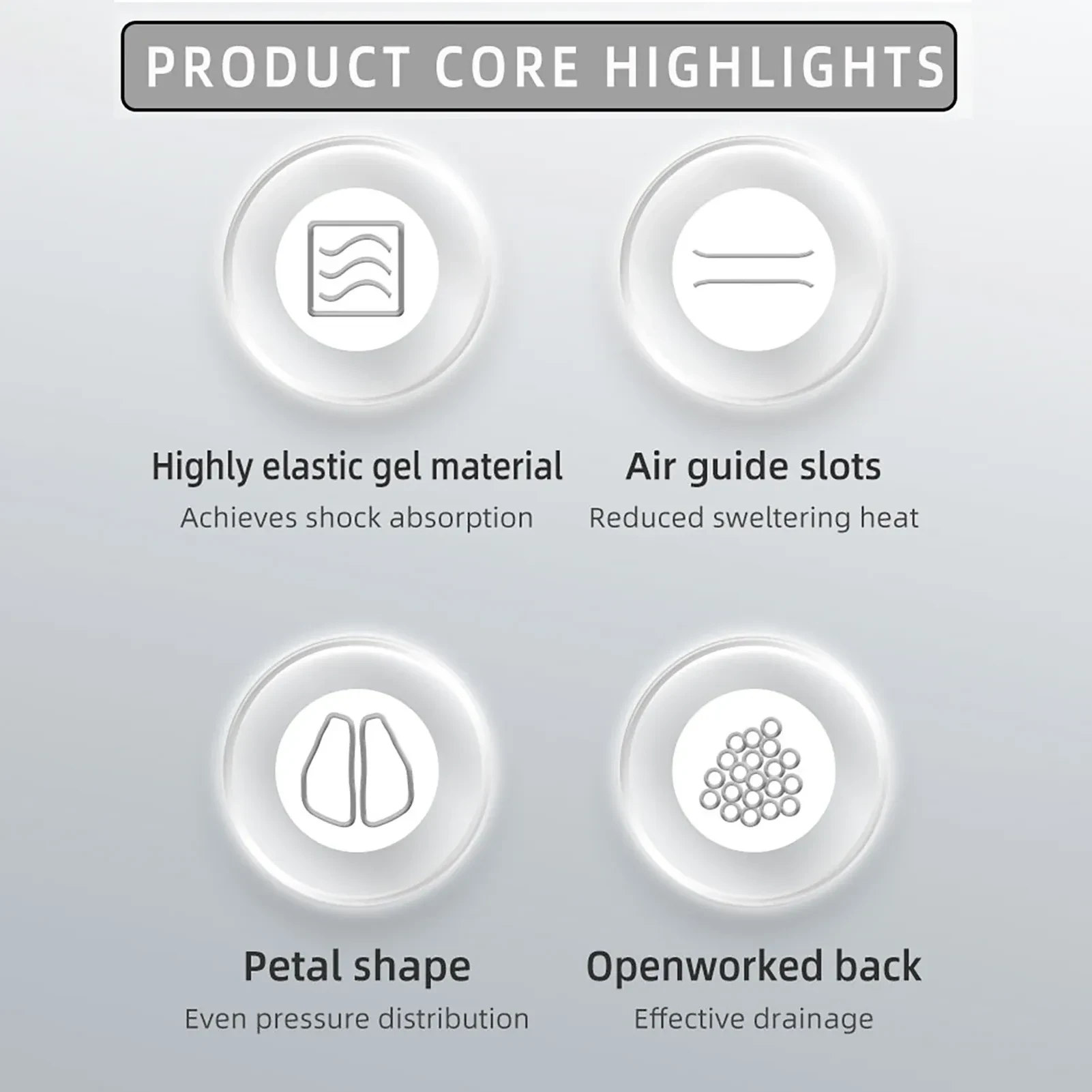 Motorcycle Cushion Shock Absorption Thickened, Sun Proof And Breathable