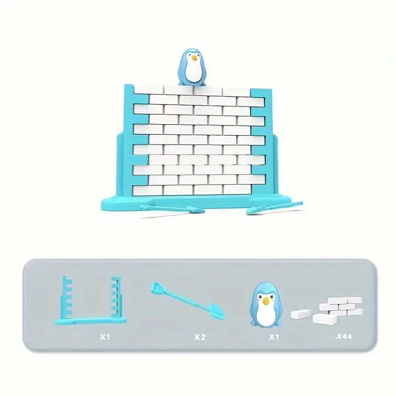 Penguin Wall Challenge Family Game