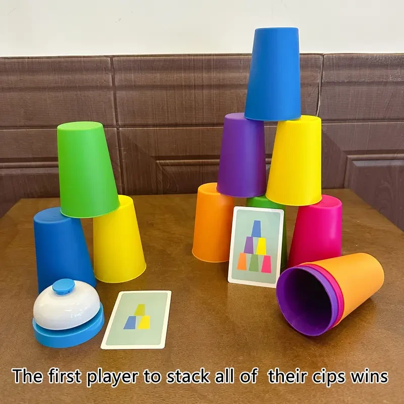 54 Cards, 12 Cups, 1 Bell Game Set