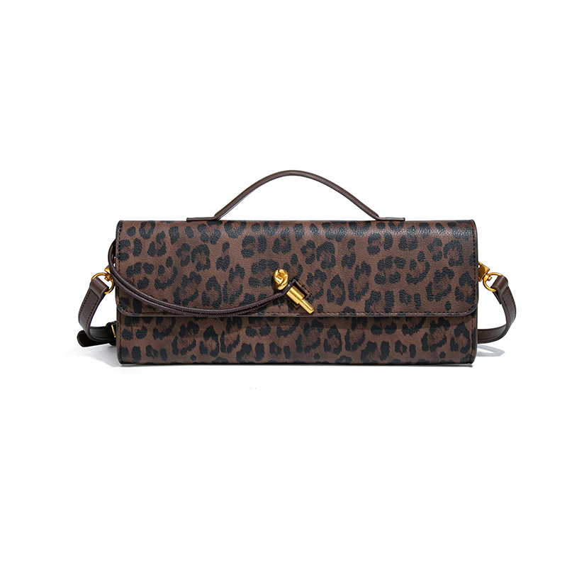 Women's Retro Leopard Print Dinner Bag