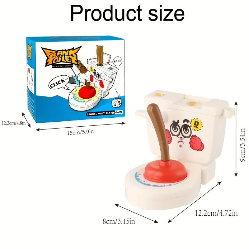 Flying Poop Game - Hilarious Flushing Toilet Novelty Toy