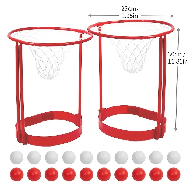 2pcs Head Hoop Basketball Party Game