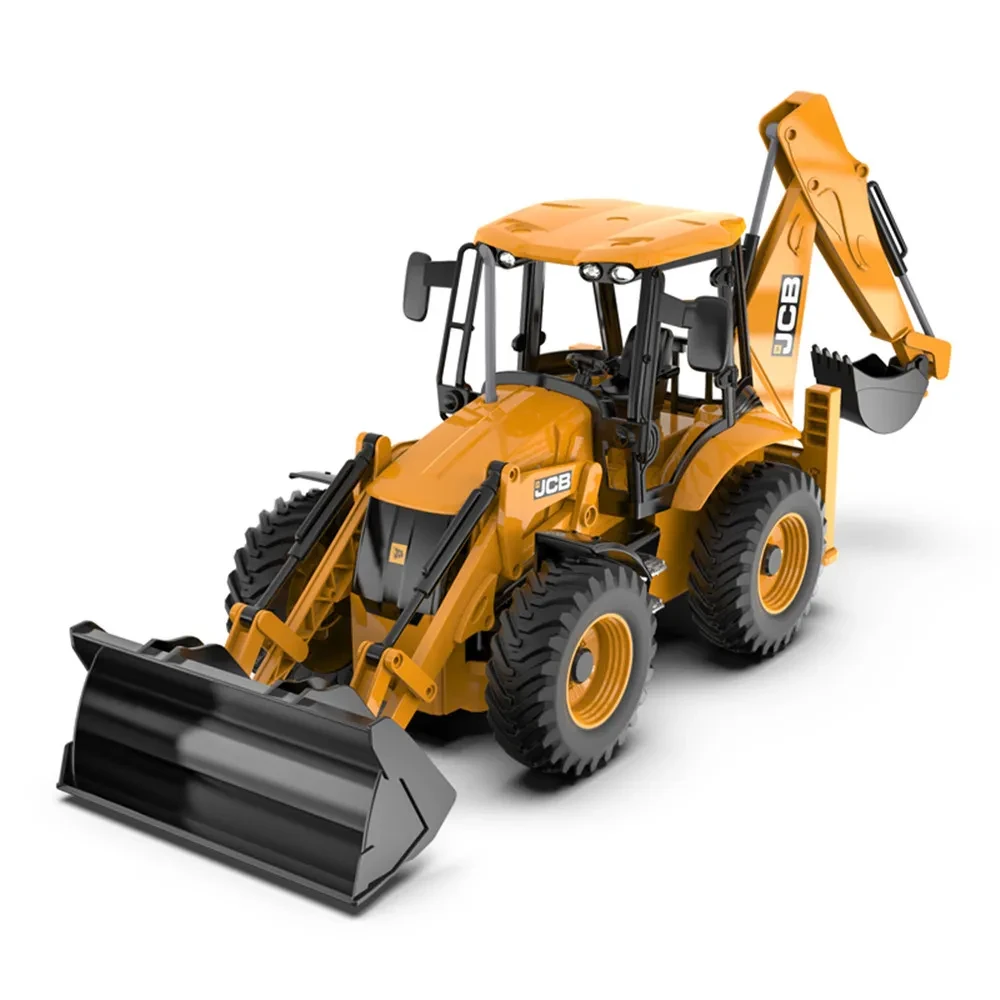 Remote Control Backhoe Loader Two-way Excavator Toy Electric Engineering Vehicle