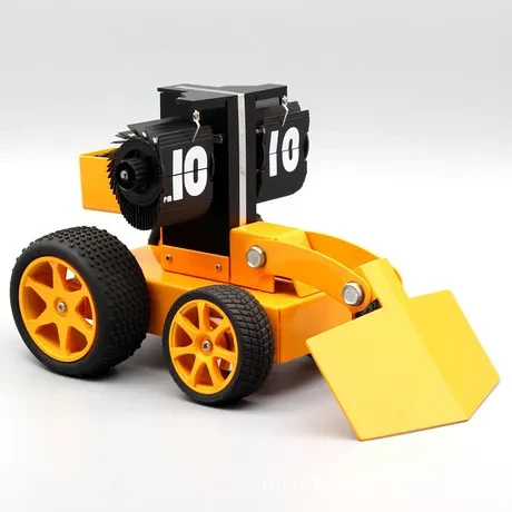Creative Engineering Vehicle Model Page Turning Clock