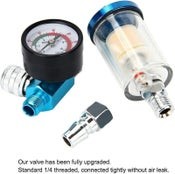 Airbrush Spray Gun Air Compressor Regulator Gauge Water Oil Seperator