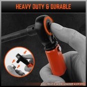 HORUSDY Click Torque Wrench Ratchet Socket Adaptor Extension 1/4" Drive
