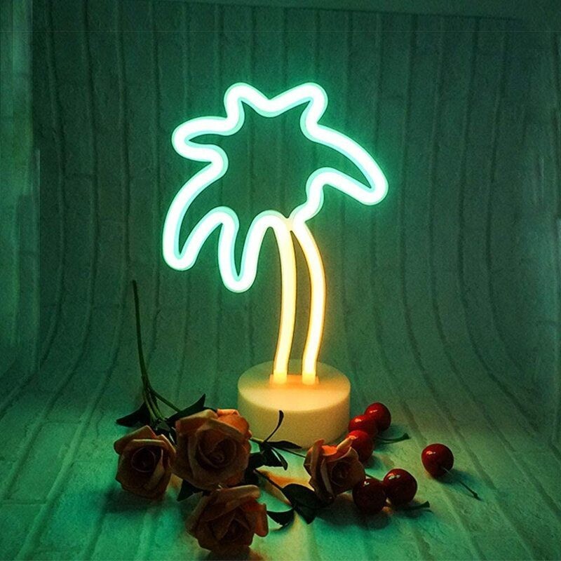 Neon Sign LED Bar Night Light Desk Lamp