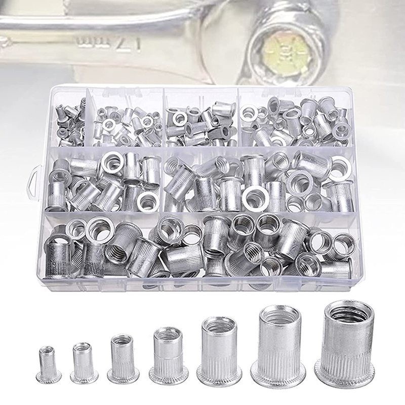 175pcs Rivet Nut Inserts Rivnut Nutserts