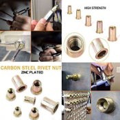 150pcs Rivet Nut Inserts Rivnut Nutserts