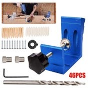 46pcs Pocket Hole Jig Kit