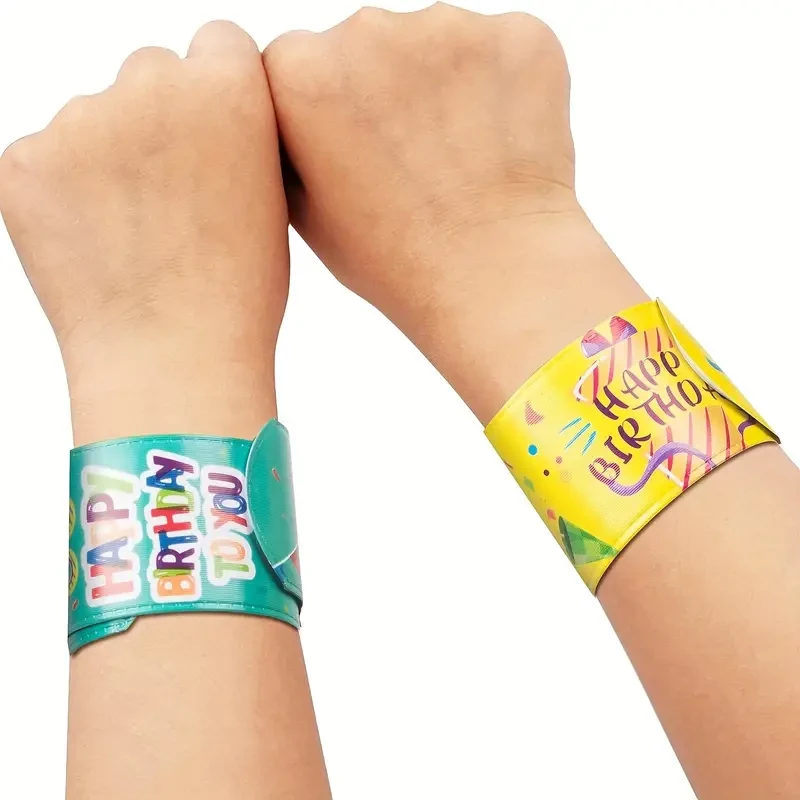 24pcs Birthday Clap Bracelets