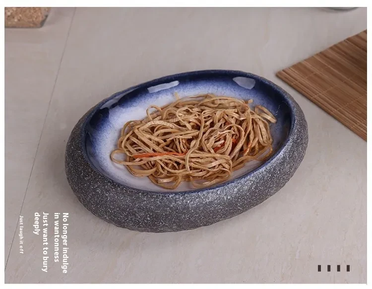 Underglaze Cuisine Hotel Restaurant Sashimi Plate Salad Bowl