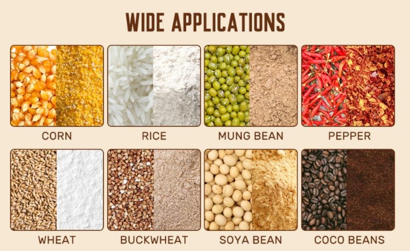 Coffee Bean Grinder Manual Mill Wheat Corn Grain Nuts Flour Seeds