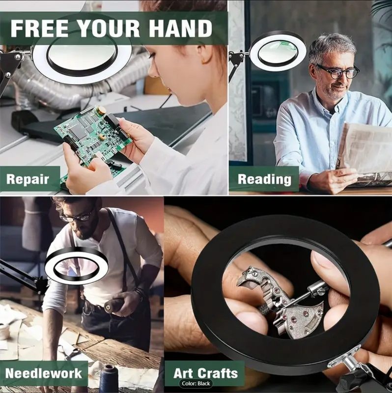 Magnifying Desk Lamp LED Magnifier
