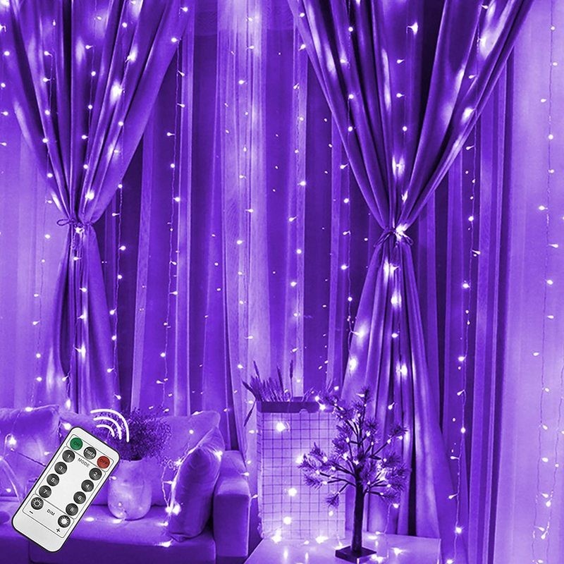 String Lights Curtain Lights Fairy Wall Lights 300 Led 3m*3m USB