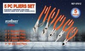 Pliers Set Diagonal Linesman Long Nose Groove Joint Slip Joint Plier