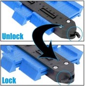 10" Contour Gauge Duplicator with Lock Carpentry Tool Precise Measure