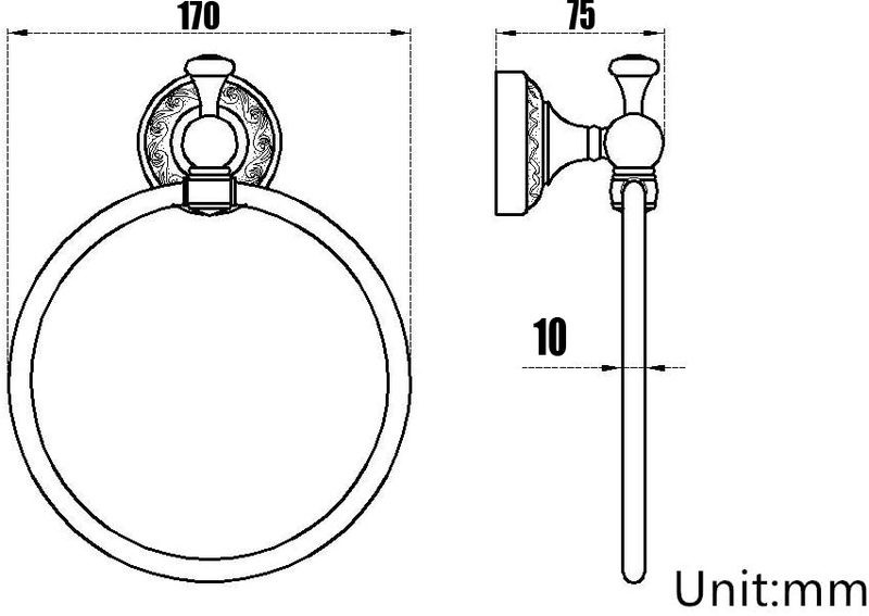 Bathroom Towel Holder Towel Ring